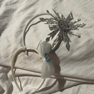 Girls frozen headbands set of two nwot